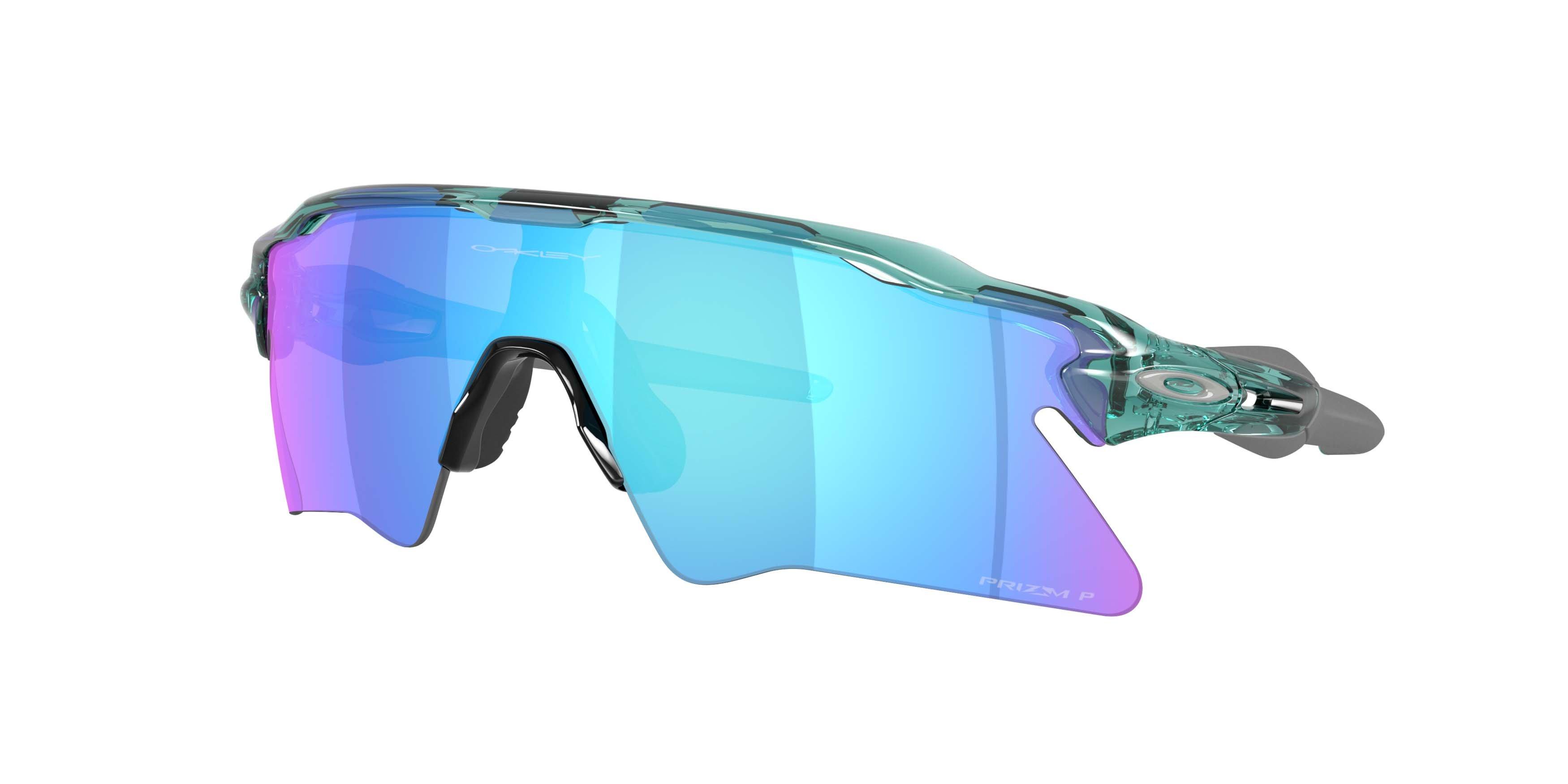 Oakley Radar EV Heater Prizm Sapphire Polarized Sunglasses - Transparent Pacific - GREEN/BLUE